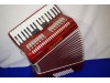 Stephanelli 72 bass red accordion